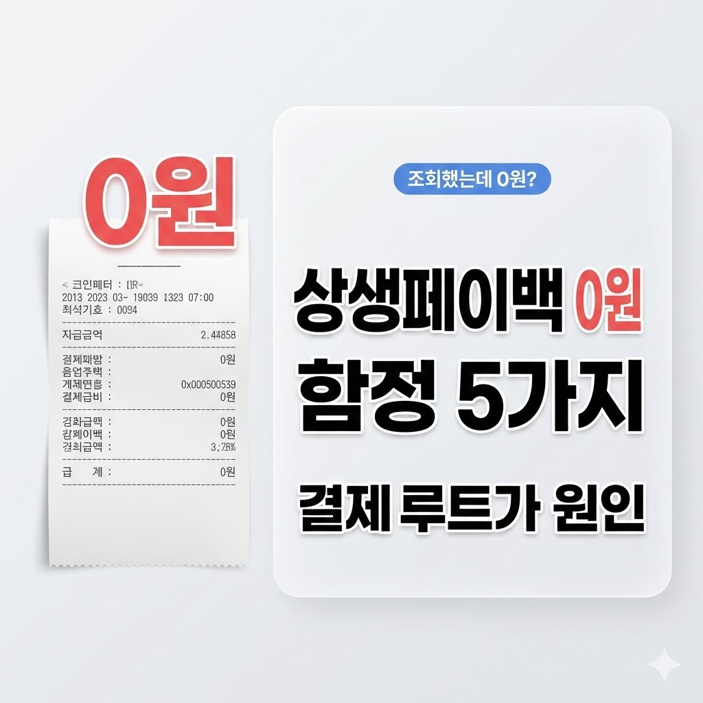 상생페이백 0원
